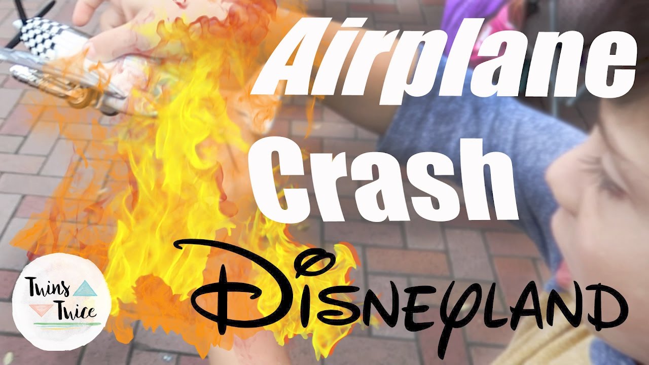 Airplane Crash at DISNEYLAND!!
