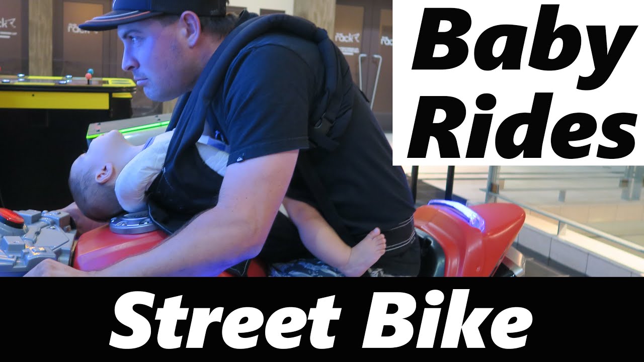 Baby Rides Street Bike!! (9-20-15  – Day 88)