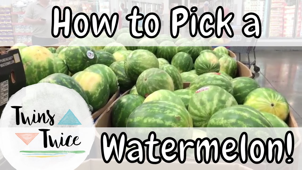 How to Pick the Perfect Watermelon!