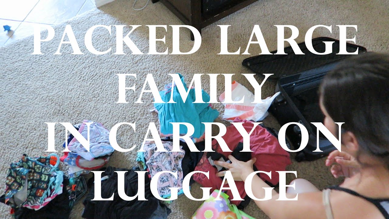 PACKING For Large Family! (7-10-2015 – Day 15)