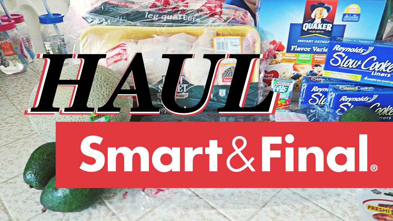 Smart & Final Grocery Haul + AMEX Offer