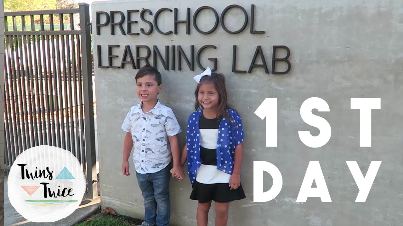 Twins – 1st Day of Preschool